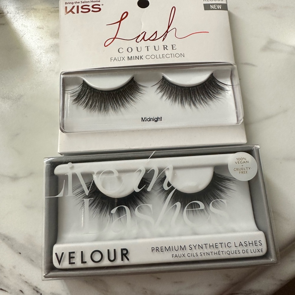 2- Kiss & Velour Lashes